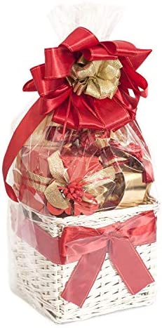 Morepack Shrink Wrap Bags for Gift Baskets,14x18 Inches PVC Heat Shrink Bags,10Pcs